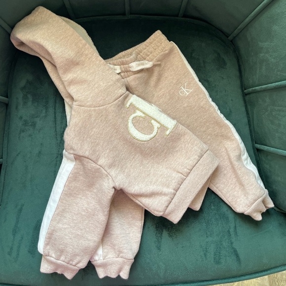 Calvin Klein Kids Tan Hoodie and Jogger Set - Picture 4 of 4